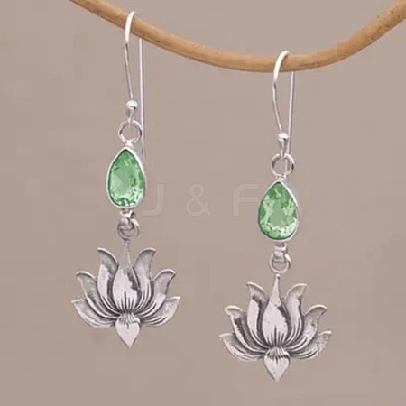Zinc Alloy Rhinestone Dangle Earrings FS-WGA189A-02-1