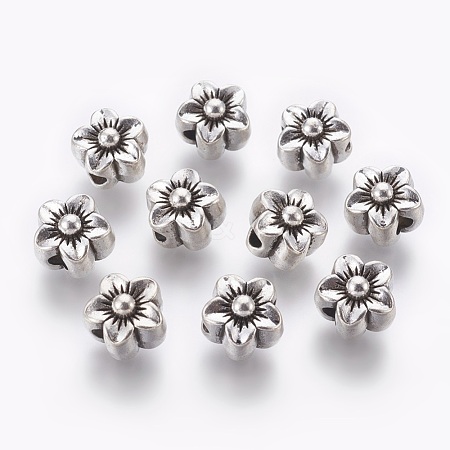 Tibetan Style Alloy Beads MPDL-5452-AS-FF-1