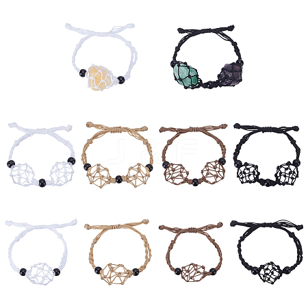 8Pcs Nylon Thread Bracelets BJEW-UN00022-1