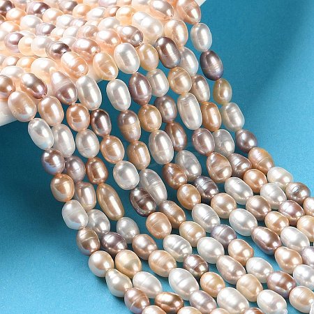 Natural Cultured Freshwater Pearl Beads Strands PA-CBABE82-01B-1