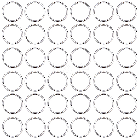 304 1000pcs Stainless Steel Open Jump Rings STAS-SP0001-71A-1