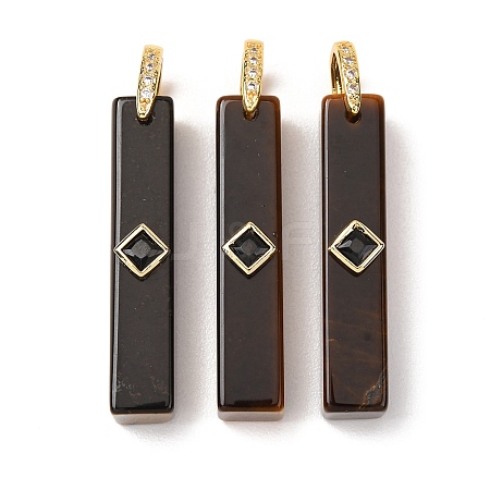 Natural Tiger Eye Pendants GG-CBA51ED-01G-05-1