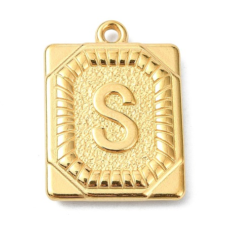Ion Plating(IP) 304 Stainless Steel Pendants STAS-U033-01G-S-1
