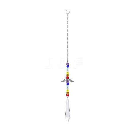 Crystal Glass Sun Catcher Pendant PW-WG76066-04-1