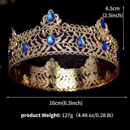 Baroque Alloy Rhinestone Crown PW-WG35C7F-03-1