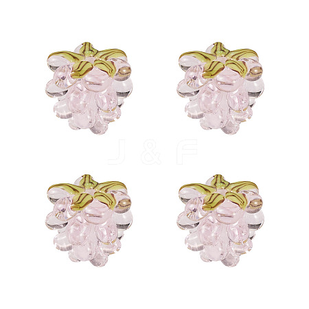 4Pcs Handmade Lampwork Beads LAMP-TA0002-24B-1