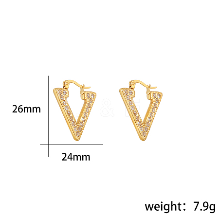 Fashionable Stainless Steel Hoop Earrings FX3254-3-1