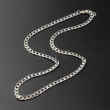 Tarnish Resistant 304 Stainless Steel Curb Chain Necklaces NJEW-JN03555-1