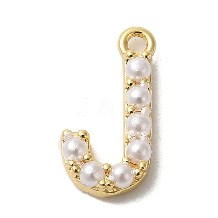 Plastic Imitation Pearl Pendants KK-P230-17G-J-1