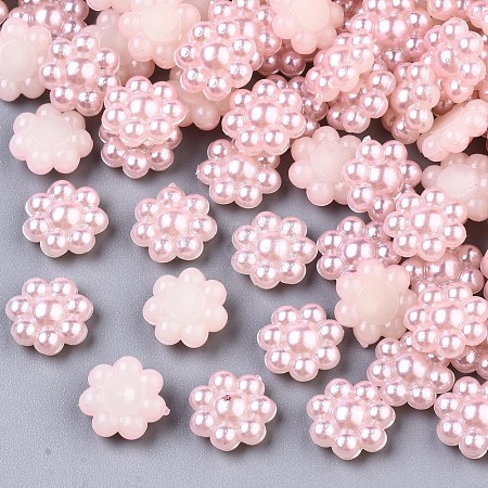 ABS Plastic Imitation Pearl Cabochons OACR-S008-Z4-1