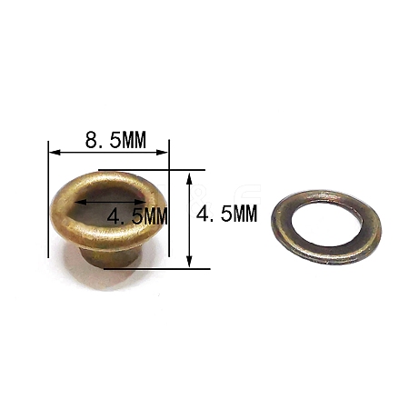 Brass Grommet Eyelet Findings PW-WG380A2-31-1