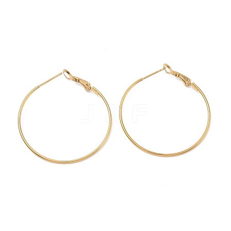 304 Stainless Steel Hoop Earring Findings SA-CBABC0F-02G-1