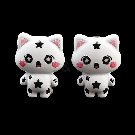 Baking Paint Zinc Alloy Beads AL-CBA032C-07-1