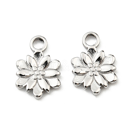 Non-Tarnish 304 Stainless Steel Charm STAS-R124-03P-1