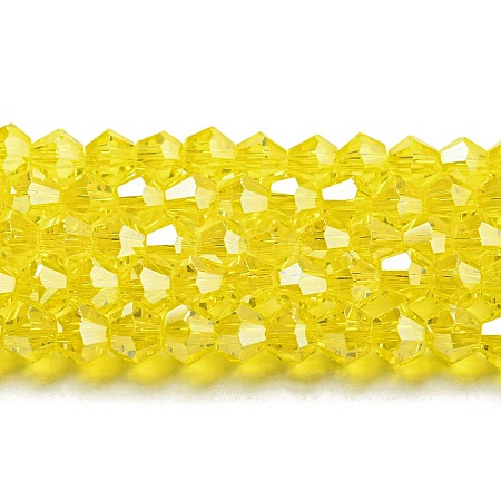 Transparent Electroplate Glass Beads Strands LS-EGLA-A039-T6mm-A21-1