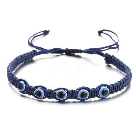 Evil Eye Beads Bracelets PW-WGF9804-02-1