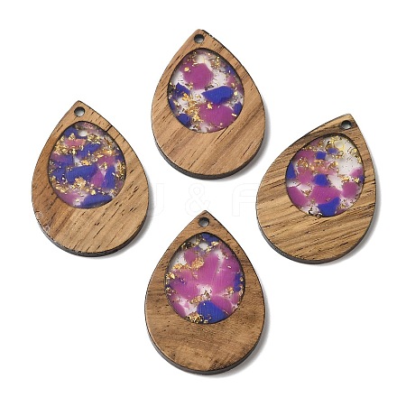 Wood & Resin Pendant WOOD-H104-23-03-1