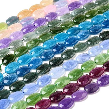 Natural Dyed Malaysia Jade Beads Strands G-B137-A01-01-1