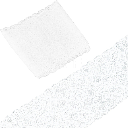 5Yards Polyester Lace Trim Ribbon for Jewelry Making OCOR-GF0004-78A-1