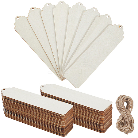 DIY Wood Bookmarks Making Kits WOOD-SP0001-21B-1