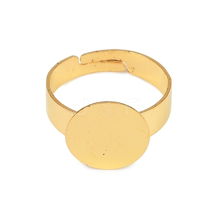 Brass Pad Ring Bases LS-J0JR9-G-1