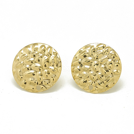 304 Stainless Steel Stud Earring Findings LS-X-STAS-Q225-02G-1