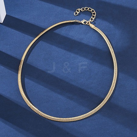 304 Stainless Steel Chain Necklaces NJEW-A041-01G-1