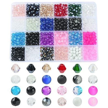 DIY Beaded Stretch Bracelet Making Kit DIY-FS0003-67-1