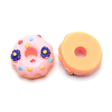 Resin Cabochons RESI-WH0025-16-1