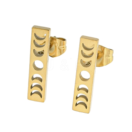 304 Stainless Steel Stud Earrings EJEW-G384-03E-1