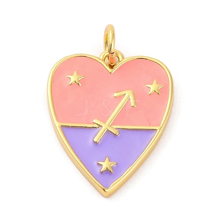 Brass Enamel Pendants LS-KK-Z077-01G-12-1