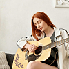 6Sheets 3 Styles PVC Self-Adhesive Stickers for Guitar Decoration DIY-FH0010-63-6