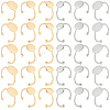 30Pcs 6 Styles Adjustable 304 Stainless Steel Finger Rings Components STAS-BBC0007-97-1