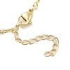 Brass Clear Cubic Zirconia Pendant Necklaces for Women NJEW-M009-05G-B-3