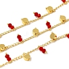 Brass Flat Round Link Chains CHC-H114-07G-07-1