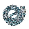 Electroplate Glass Beads Strands EGLA-T028-02N-2