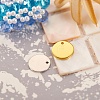 30Pcs 2 Colors Brass Charms KK-SZ0001-32-5