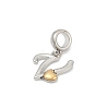 Brass European Dangle Charms LS-KK-Z097-01V-GP-2