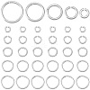 50Pcs 5 Styles 925 Sterling Silver Open Jump Rings STER-BBC0006-19-1