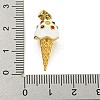 Ion Plating(IP) 304 Stainless Steel Enamel Pendants X-STAS-R231-05G-3