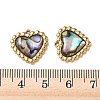 Natural Paua Shell Pendants STAS-G397-16G-02-3