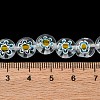 Handmade Millefiori Lampwork Beads Strands LAMP-G164-04K-4