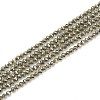 Natural Pyrite Beads Strands G-J002-19-1