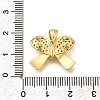 Rack Plating Brass Micro Pave Cubic Zirconia Pendants KK-L226-053G-02-3