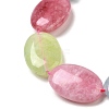 Natural Dyed Malaysia Jade Beads Strands G-B137-A01-01I-4