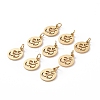 304 Stainless Steel Charms STAS-Q201-T446G-3