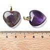 Natural Amethyst Pendants G-G956-B03-G-3