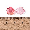 Transparent Plastic Bead Caps KY-Q005-02A-07-4