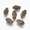 Tibetan Style Buddha Head Alloy Beads LS-TIBEB-7482-AB-FF-1