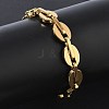 12MM 304 Stainless Steel Oval Link Chain Bracelets SA-CBA2696-13G-2